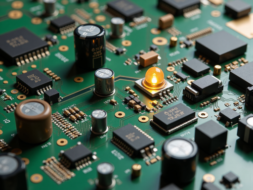 金属基线路板正面，铝基材质散热性能优异，白色阻焊层覆盖，LED灯珠安装位置清晰可见